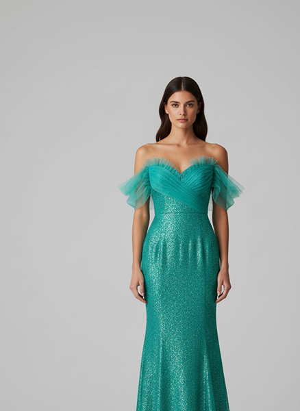 The Emerald Muse Gown